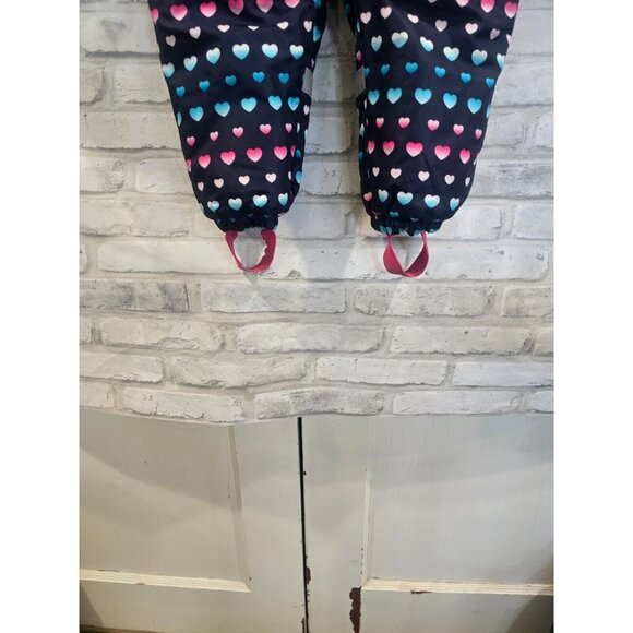 Topo Mini Girls One Piece Snow Suit Fleece Lined SIze 18-24 Months Crisp Clean - Picture 4 of 8